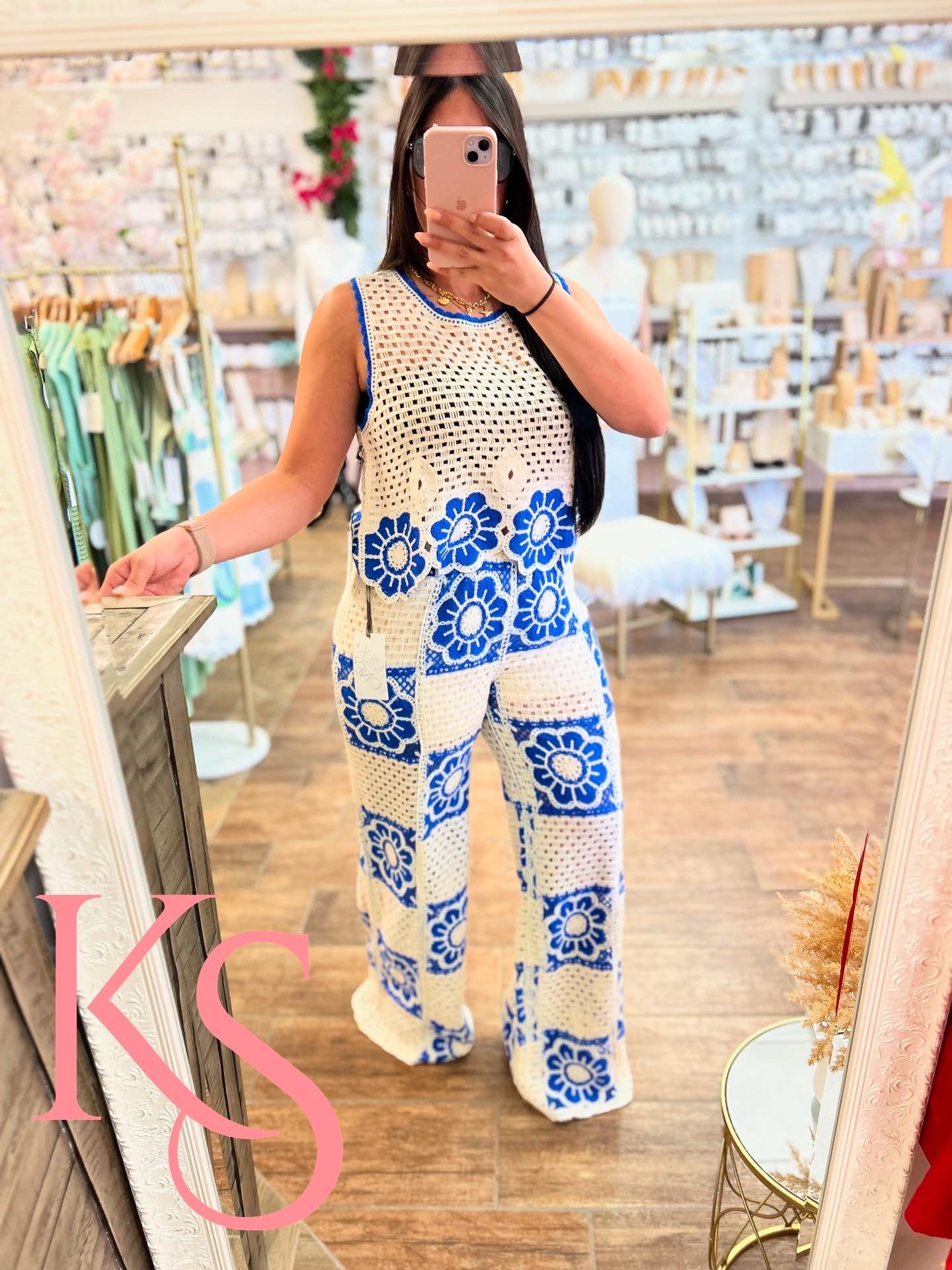 Floral Blue Set